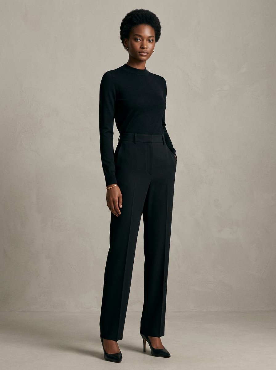 Calça Alfaiataria Reta Noir